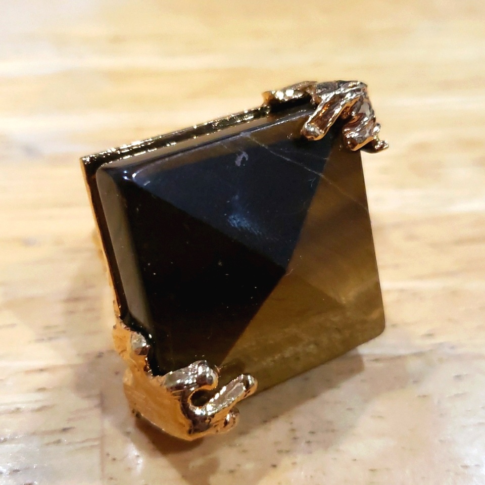 Large Gold Statement Ring